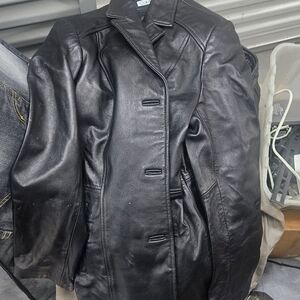 Calvin Klein Black Leather Jacket